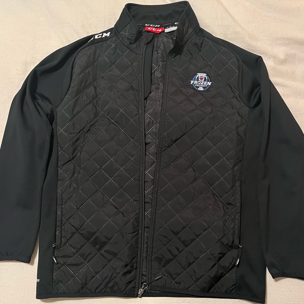 CCM Hockey Zip Up Jacket - sz L